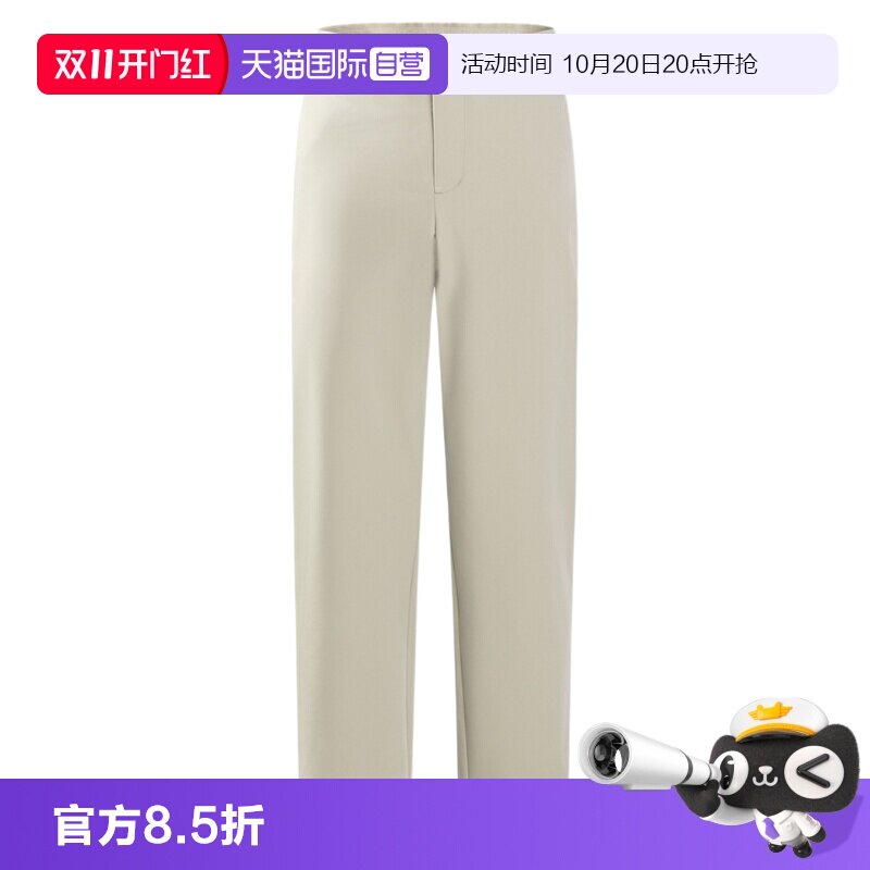 【自营】安德玛户外UA软壳裤男秋季防风防泼水透气通勤松紧腰长裤