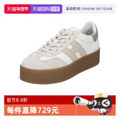 HOGAN女士皮革H698厚底系带休闲运动鞋 自营 HXW6980FB60UX5