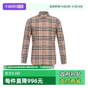 自营 衬衫 BURBERRY Vintage格纹棉质长袖 80208631 博柏利男士