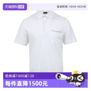 自营 杰尼亚男士 ZEGNA T恤 商务休闲棉质宽松短袖 POLO衫