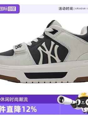 【自营】MLB男鞋女鞋秋季新款情侣运动鞋休闲板鞋3ASXW015N50BKS