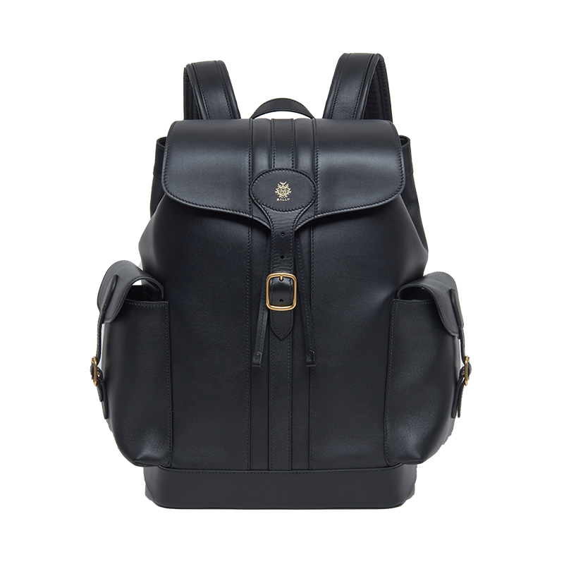 Bally/巴利时尚男士牛皮双肩背包