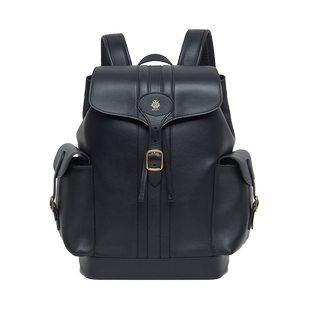 【自营】Bally/巴利时尚经典男士大容量牛皮双肩旅行背包6308162