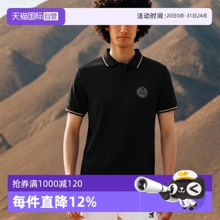 自营 棉质V字徽章贴饰短袖 VJC范思哲男士 CJ01T POLO衫 74GAGT08