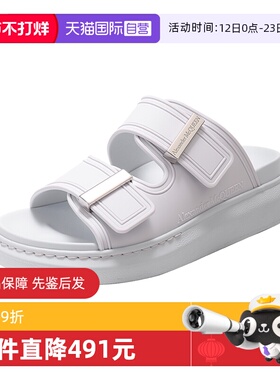 【自营】中古全新未使用 麦昆MCQUEEN 女士厚底凉拖 658063 W4Q51