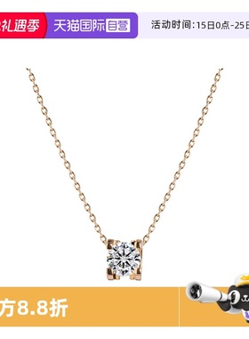 单钻项链女气质轻奢高级感锁骨链