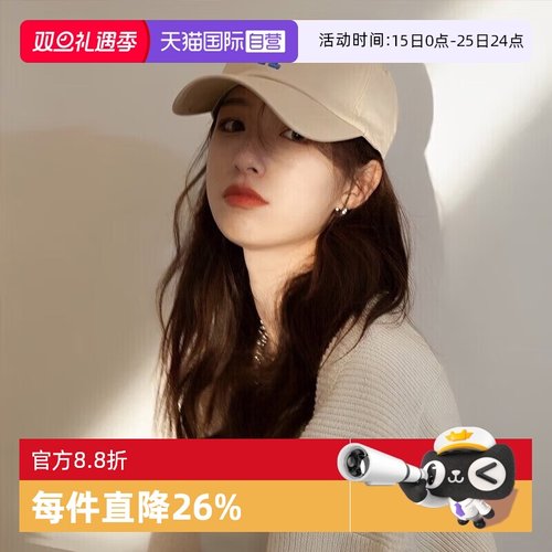 MLB男女棒球帽弯檐经典logo