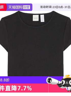 【自营】CKT恤女士睡衣初春弹力带圆领短袖上衣睡衣LV00QS7349