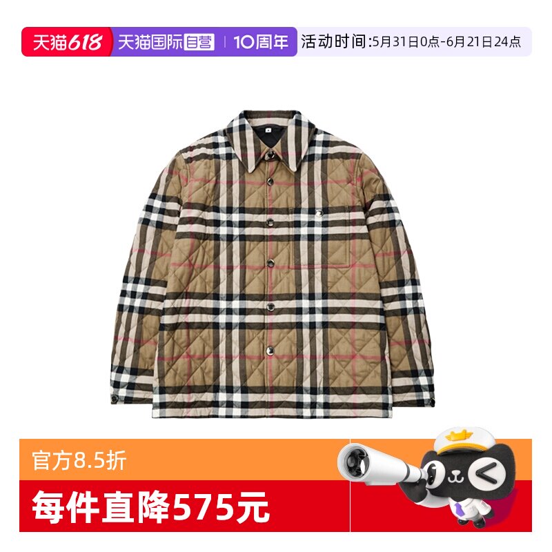 BURBERRY/博柏利双排扣棉服