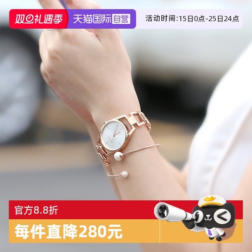 CK手表玫瑰金女表