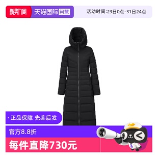 Clair女士黑标长款 Goose加拿大鹅 Canada 外套羽绒服连帽 自营