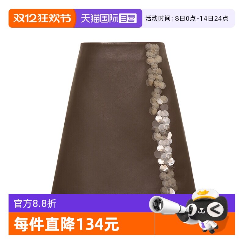 �ۻ��㣺��ɫ S ����Ӫ��Petit Bari/����� �����ع�������ƬƤ�ʰ���ȹ��ɫ��ȹ