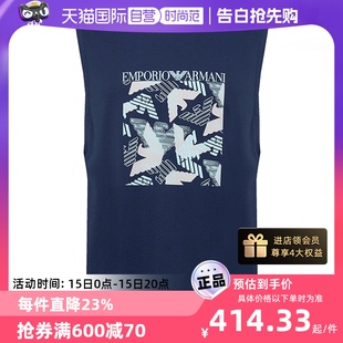 阿玛尼24夏季 T恤 EMPORIO ARMANI 背心潮流百搭无袖 自营 新品