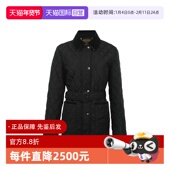 BURBERRY 自营 博柏利女士腰部系带翻领宽松棉服保暖防寒外套