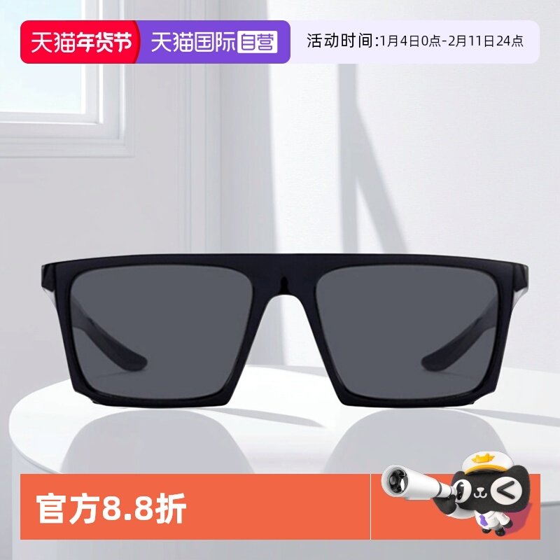 【自营】NIKE耐克休闲潮流方框运动街拍户外男女太阳镜EV1058送礼