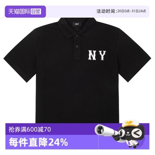 自营 POLO衫 MLB短袖 3APQB0353 T恤男女装 翻领上衣休闲服情侣装