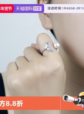 珍珠戒指女款轻奢高级感原创设计