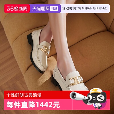 FERRAGAMO牛皮乐福鞋皮鞋单鞋