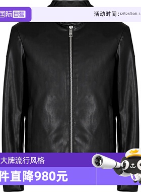 【自营】Armani Exchange阿玛尼 男士修身仿皮夹克 8NZB08 ZNAAZ