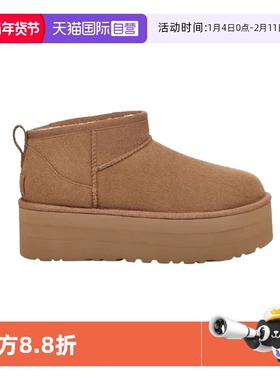 【自营】UGG秋冬季女士舒适时尚厚底高跟雪地靴短靴雪地鞋1135092