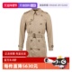 纯色双排扣中长款 风衣外套 博柏利男士 棉质经典 自营 BURBERRY