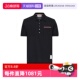 自营 男款 Thom 汤姆布朗Polo衫 条纹贴袋海军蓝棉质短袖 Browne