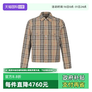 博柏利男士 BURBERRY 棉质衬衫 式 8097582 夹克外套上衣 自营