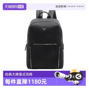 男士 EA阿玛尼 鹰标装 饰手提双肩包背包 Y138E Y4O409 自营