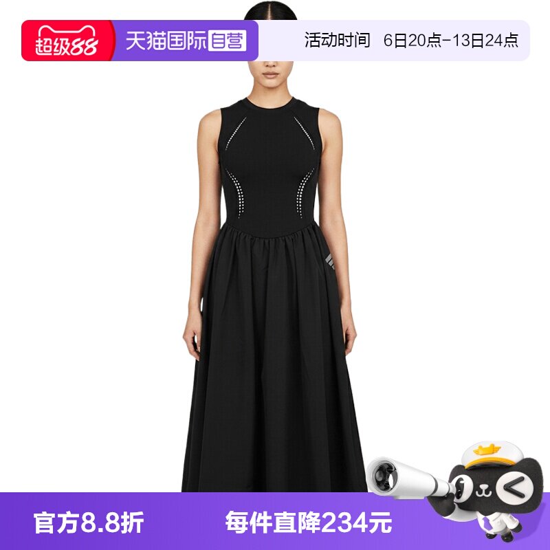 【自营】adidas阿迪达斯W DRESS女子运动休闲吊带连衣裙KS5169