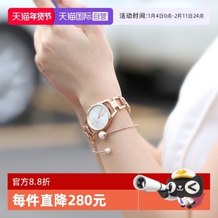 【自营】Calvin klein俊俏系列CK手表女表镂空表带石英腕表正品