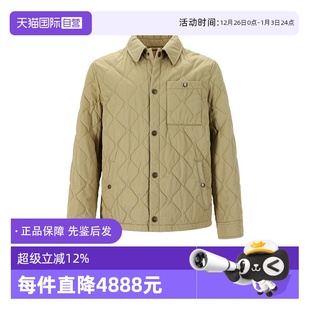 绗缝嘎巴甸棉服外套上衣 博柏利男士 BURBERRY 8110180 自营