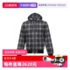 春秋季 博柏利男士 BURBERRY 格纹连帽拉链宽松针织外套 自营