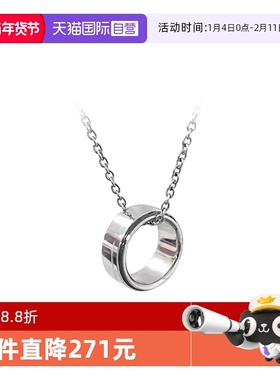 【自营】Calvin Klein官方ck军牌项链轻奢小众感饰品吊坠锁骨链