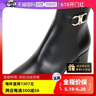 女士牛皮GANCINI靴子短靴 Ferragamo菲拉格慕 正品 自营 女靴