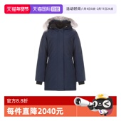 自营 加拿大鹅 女士涤纶修身 版 派克大衣鸭绒连帽羽绒服3037L