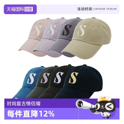 【自营】SATUR ARCHIVE2025新款情侣潮流复古休闲棒球帽女鸭舌帽