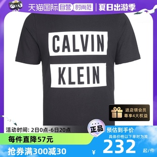 自营 Calvin Klein 百搭简约T恤正品 凯文克莱男士 休闲短袖