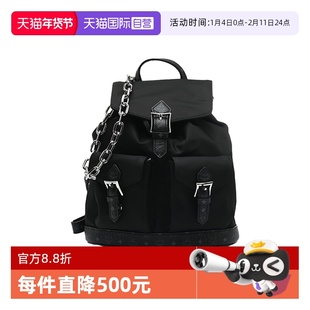 【自营】MCM25年新款拼接抽绳搭扣多口袋印花休闲双肩包日常