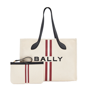 【自营】Bally/巴利春夏时尚经典女士手提托特包送礼物6307789