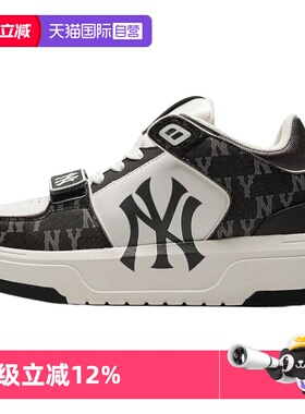 【自营】MLB男女同款时尚复古老花运动鞋经典款3ASXCDN3N-50BKS