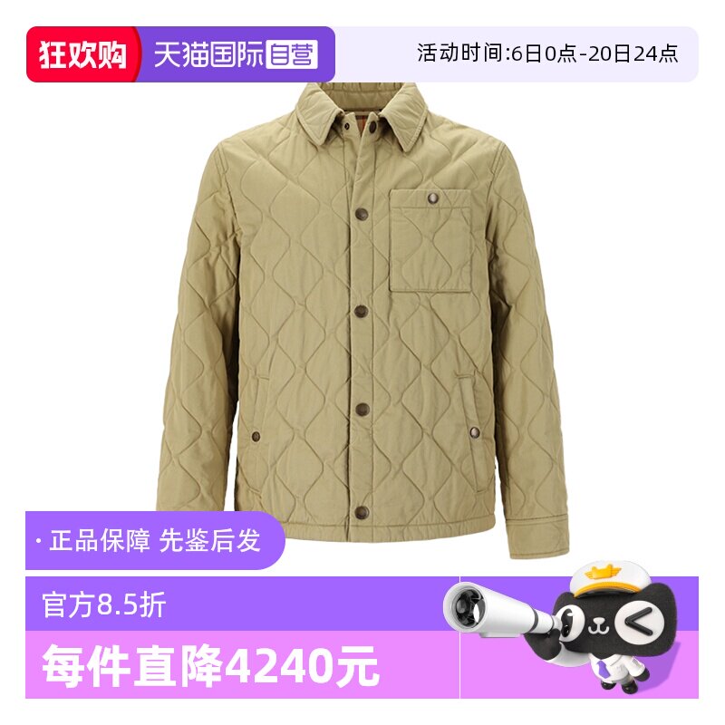 【自营】BURBERRY/博柏利男士绗缝棉服夹克外套上衣 8110180