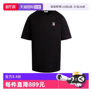 巴利春夏新款 Bally 时尚 男女同款 T恤 棉质徽章圆领短袖 自营