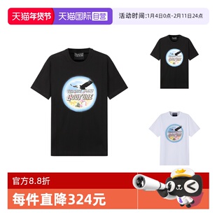 【自营】Versace Jeans Couture范思哲男士短袖T恤72GAHF04 CJ03F