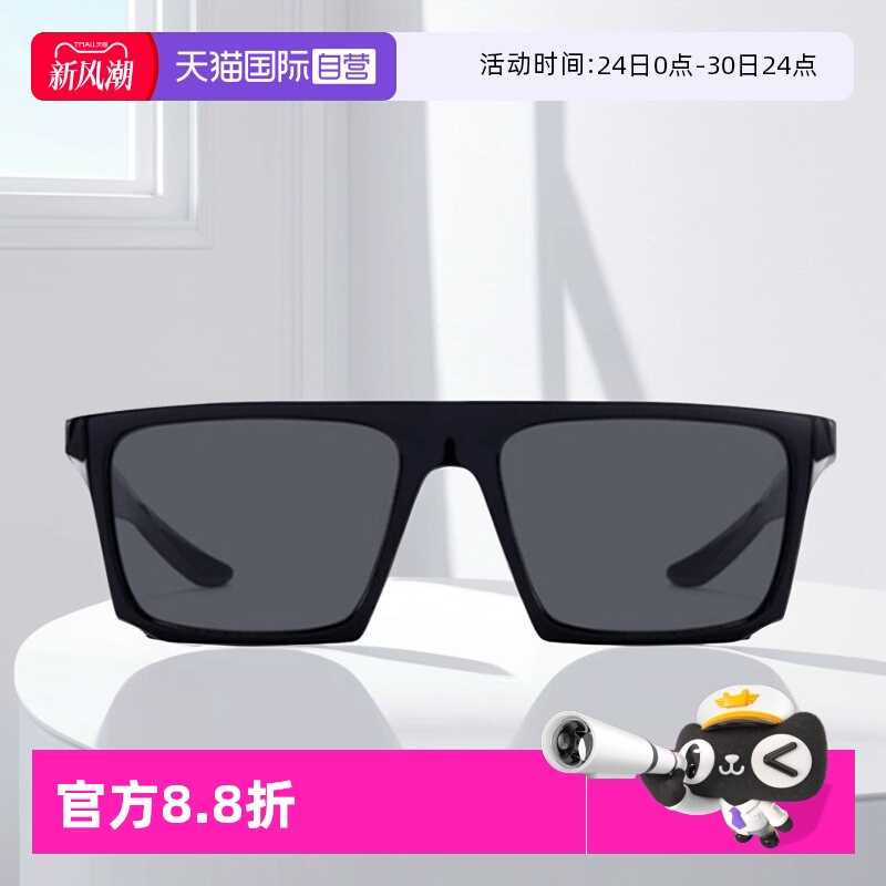 【自营】NIKE耐克休闲潮流方框运动街拍户外男女太阳镜EV1058送礼