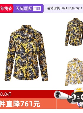 【自营】VJC范思哲 女士Logo Couture长袖休闲衬衫74HAL201 NS219