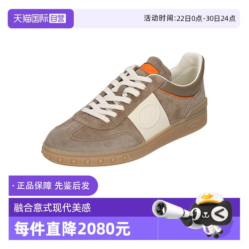 华伦天奴男士板鞋德训鞋