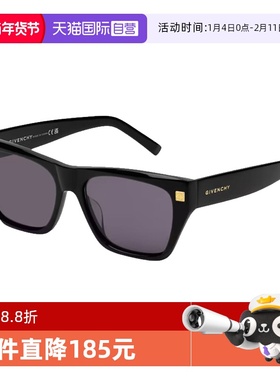 【自营】Givenchy纪梵希墨镜女时尚方形GV40061U简约板材太阳镜