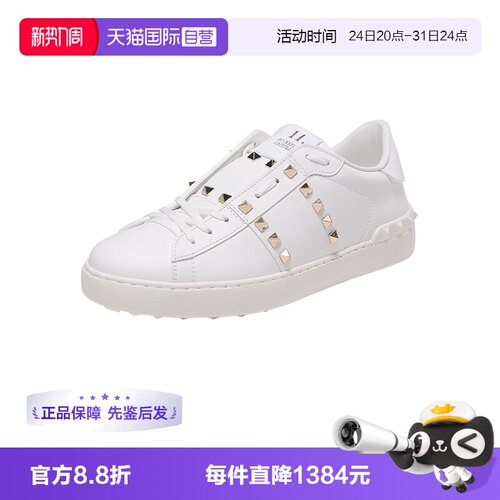 华伦天奴男士休闲鞋小白鞋板鞋