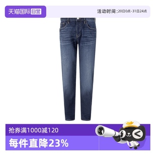 Exchange阿玛尼 长裤 自营 低腰复古牛仔裤 版 男士 Armani 修身