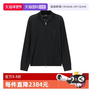 【自营】ZEGNA/杰尼亚男士薄款拉链羊毛开衫针织衫 UGM00A2 157